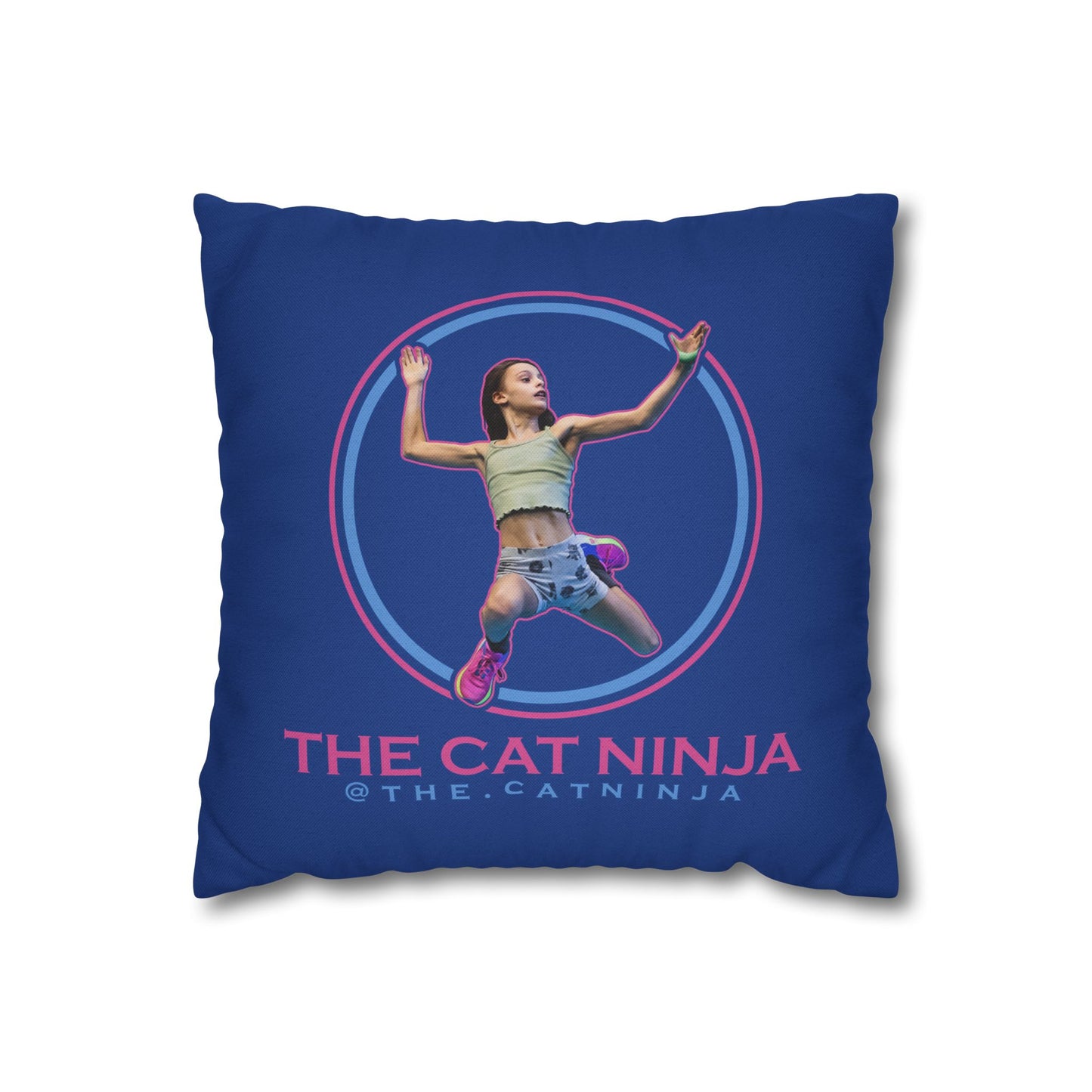 Spun Polyester Square Pillowcase